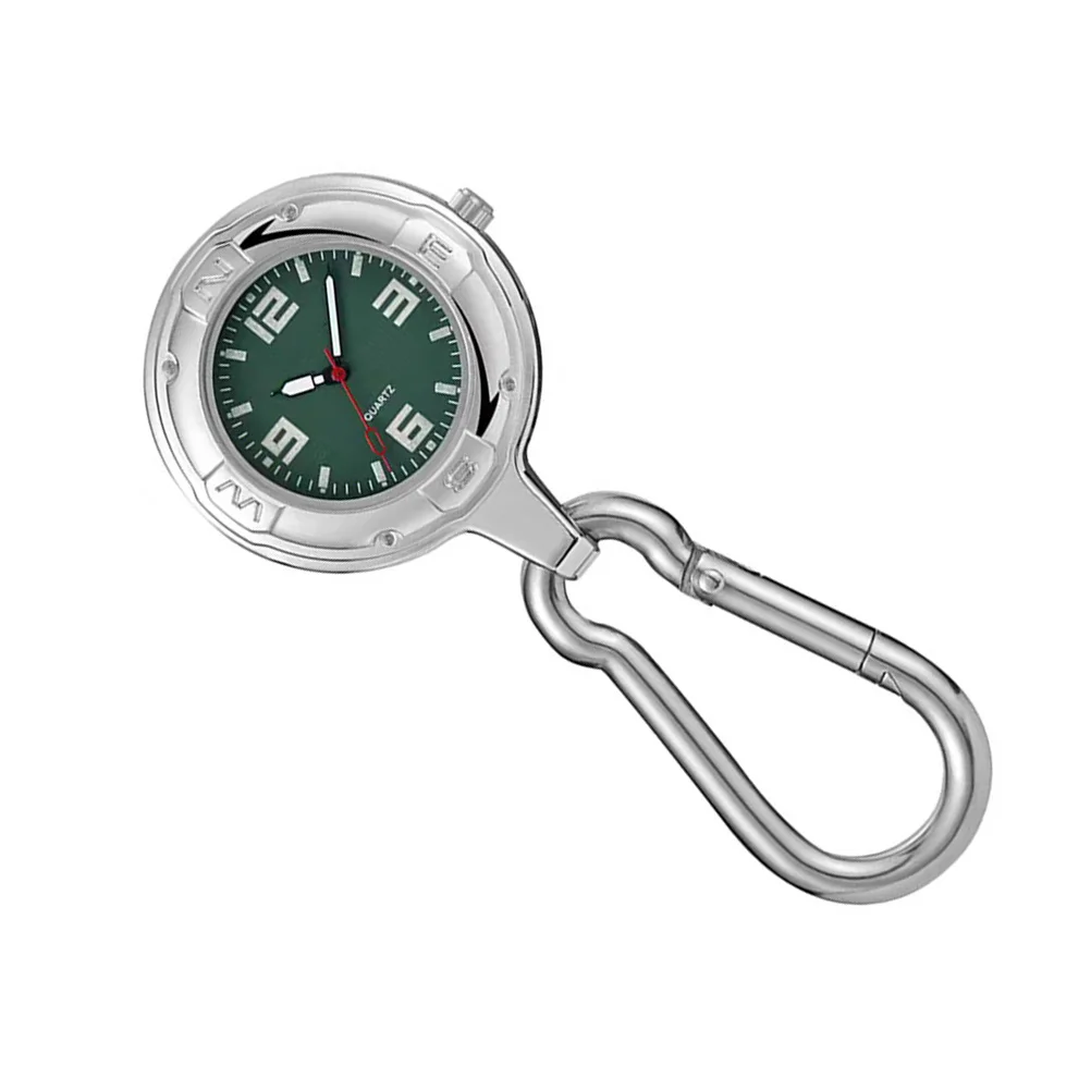 

1Pcs Mountaineering Watch Unisex Pocket Timepiece for Outdoor Camping Hiking Travel Lightweight Hook Hanging Design Simple
