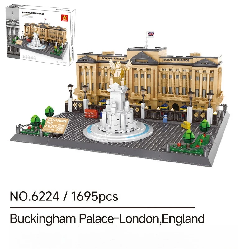 

1695PCS Creative Buckingham Palace Building Blocks Architecture Construction Bricks Toy Gift For Adult Children