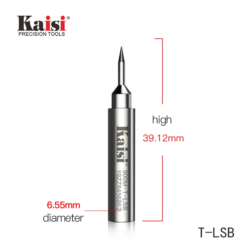 Kaisi النحاس النقي الانتقال سلك طرف مكواة لحام بصمة يطير خط صيانة لحام تلميح ل 936 بغا محطة لحام