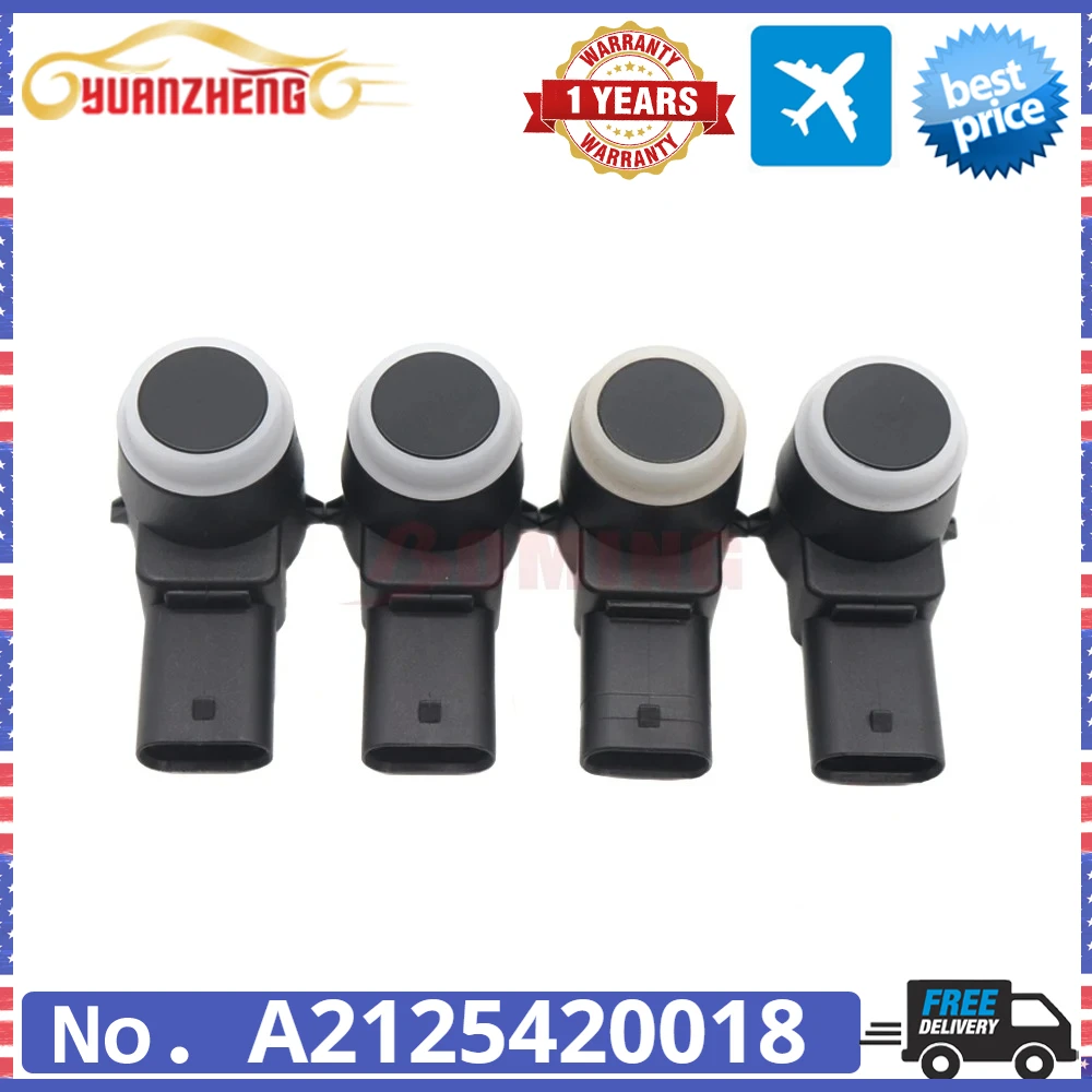 PDC Parking Sensor For Mercedes A B E S SLS VITO Class W212 W221 212 C300 E500 S400 SLK250 ML350 ML550 Black 4PCS A2125420018