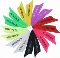 1.75 inch Archery Arrows Vanes Plastic Arrow Feather Fletching for DIY Archery Hunting Targeting Arrows (50pcs)