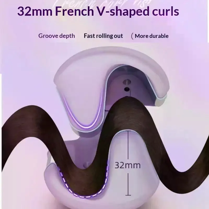 Hair Curler 32mm Large Wave Styling Ceramic Hair Long Lasting Curling Iron Styling Tool Curling Wand Hair Waver Electric