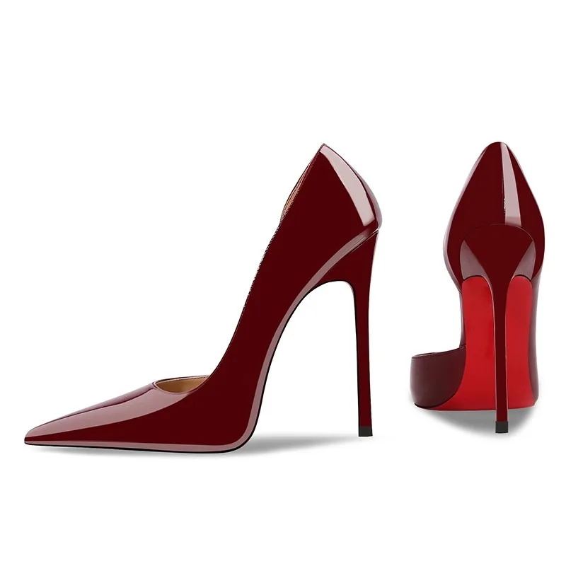 الجانب فارغة حذا فردي للسيدات 2025 الخريف جديد أشار تو خنجر مثير عالية الكعب #5