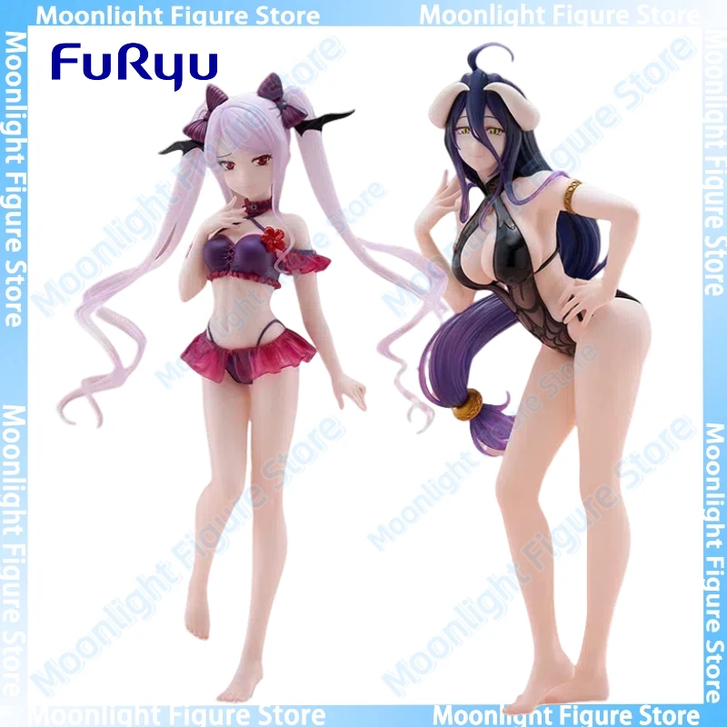 

В наличии FuRyu TENITOL TALL Overlord Albedo Shalltear Bloodfallen купальник настольный милый аниме фигурка игрушка модель коллекция