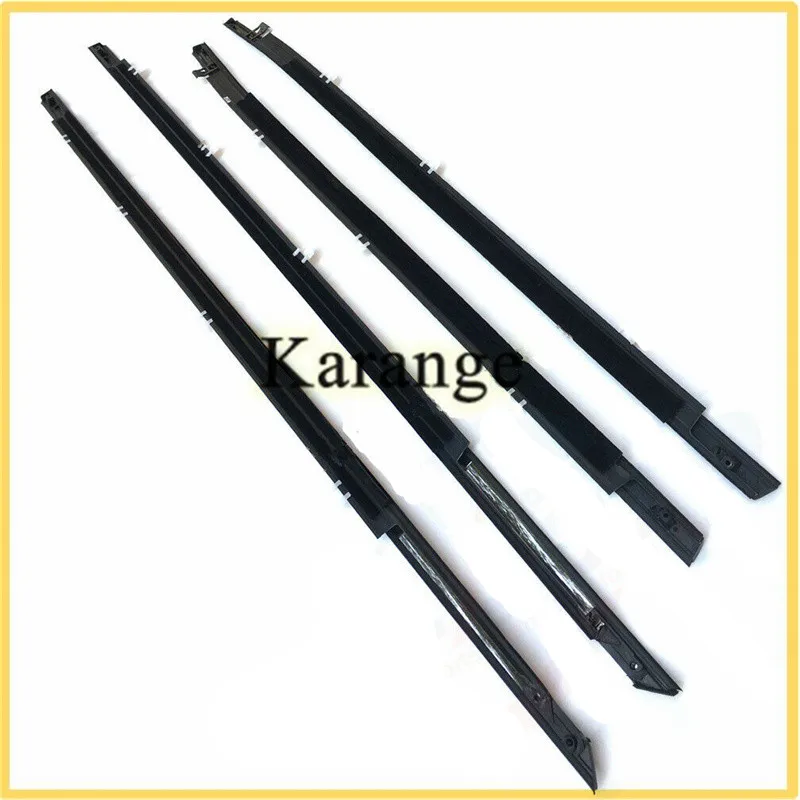 4X Outside Chrome Window Moulding Weatherstrips FL FR RL RR For Crosstour 10-15 72410-TP6-A01 72410 TP6 A01 72410TP6A01