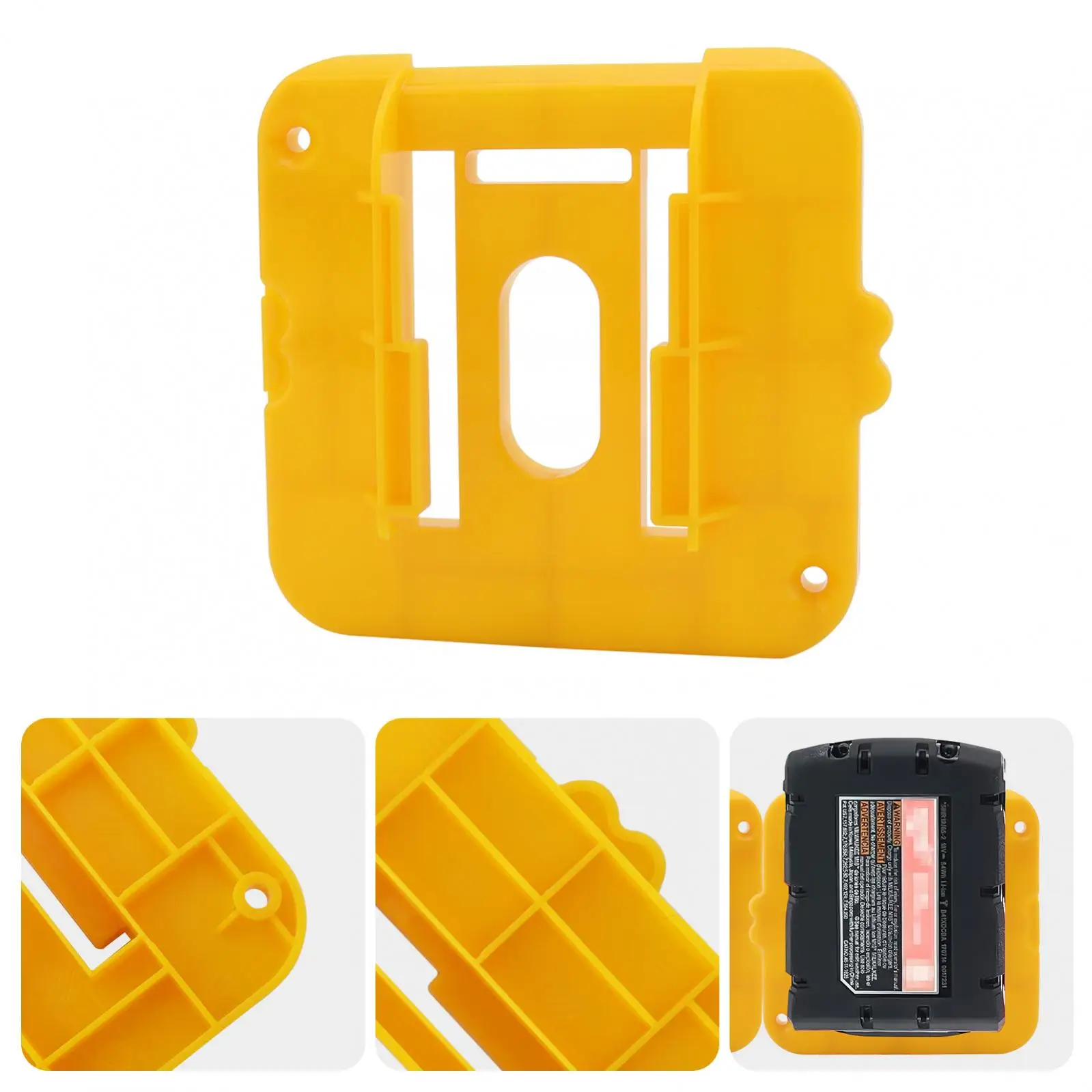 Soporte de batería para Dewalt, base de montaje, DCB200, DCB201, DCB202, DCB203, DCB204, 20V, 60V