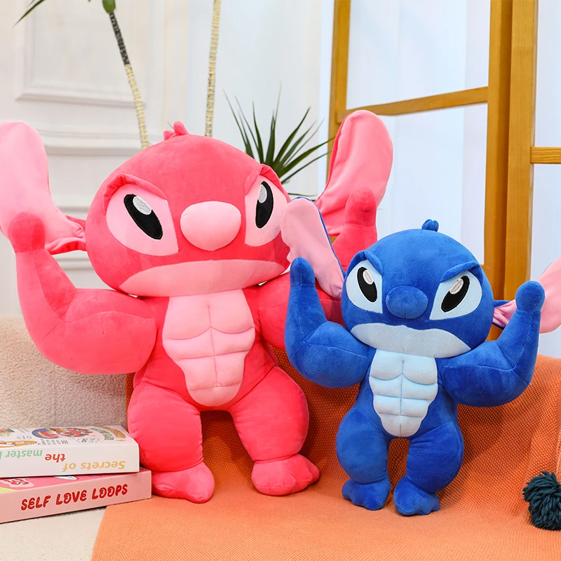 

Disney Large Size Lilo&Stitch Cute Cartoon Dolls Toy Anime Soft Stuffed Dolls Pillow Appease Toys Room Decoration Children Gifts