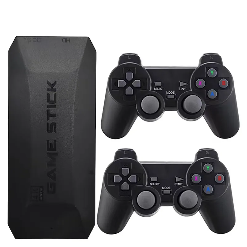 M16 4K Ultra Game Stick Console per videogiochi a due giocatori 20000 giochi gratuiti gamepad Wireless per giochi retrò 64G/128G bit