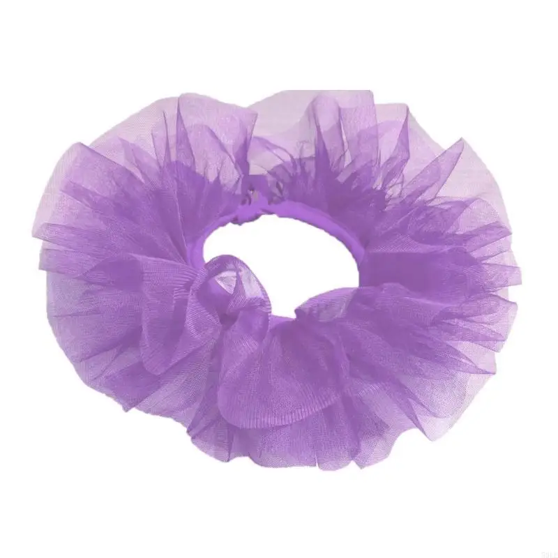 50LE RETRO 3 LAIENDEADED TULE NECE RUFF DECORATION FASHIT