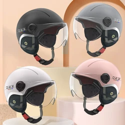 Electric Car Helmet Universal for Both Men and Women in All Seasons Detachable Ear Protection Winter Helmet