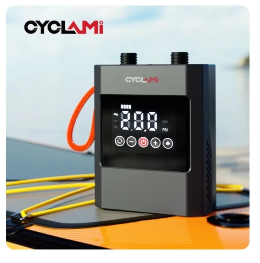 

CYCLAMI 20PSI Quick2 SUP Portable Electric Pump Rechargeable Built-in 12000mAh Batteryfor Outdoor Paddleboard Airbed Inflatable