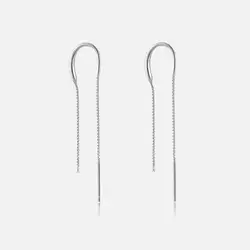 VEWANT-Boucle d'oreille en argent regardé 925 avec pompon étoile pour femme, boucle d'oreille JODstress, piercing, ligne de fil, bijoux fins de luxe