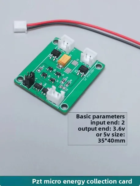PZT Piezoelectric Ceramic Micro Energy Harvesting Card Collection Circuit Board