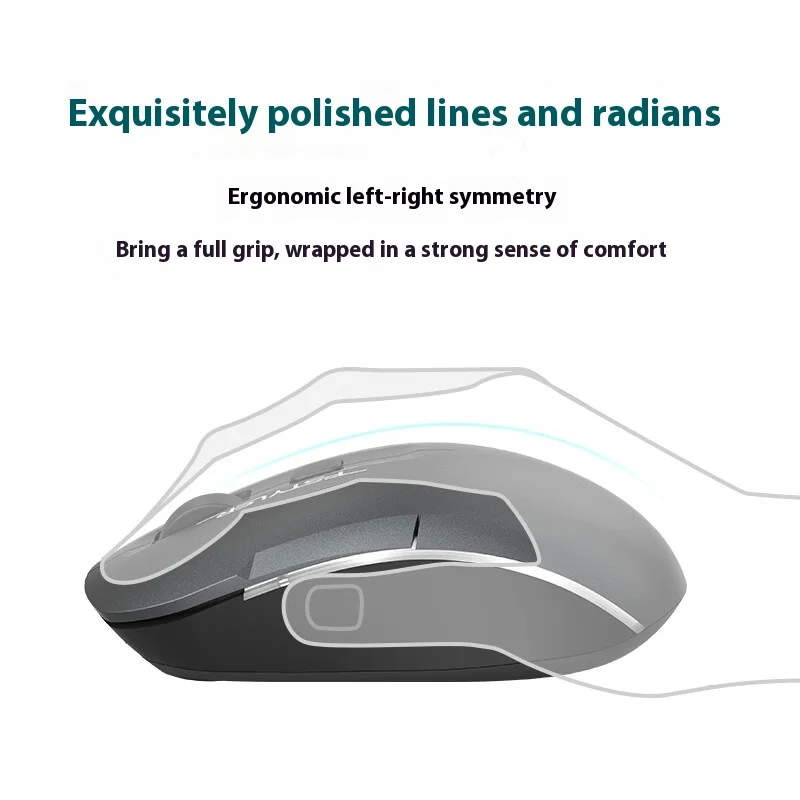 A4tech Fb26cs Air Wireless Mute Rechargeable Wireless Bluetooth Mouse Portable Is Light Sound Dual Mode Multimedia Mouse For Pc