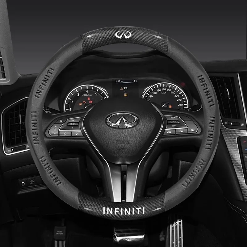 

Applicable to Infiniti steering wheel covers for QX50, QX60, QX80, Q50, Q70, LQ50L, FX3 automotive accessories.