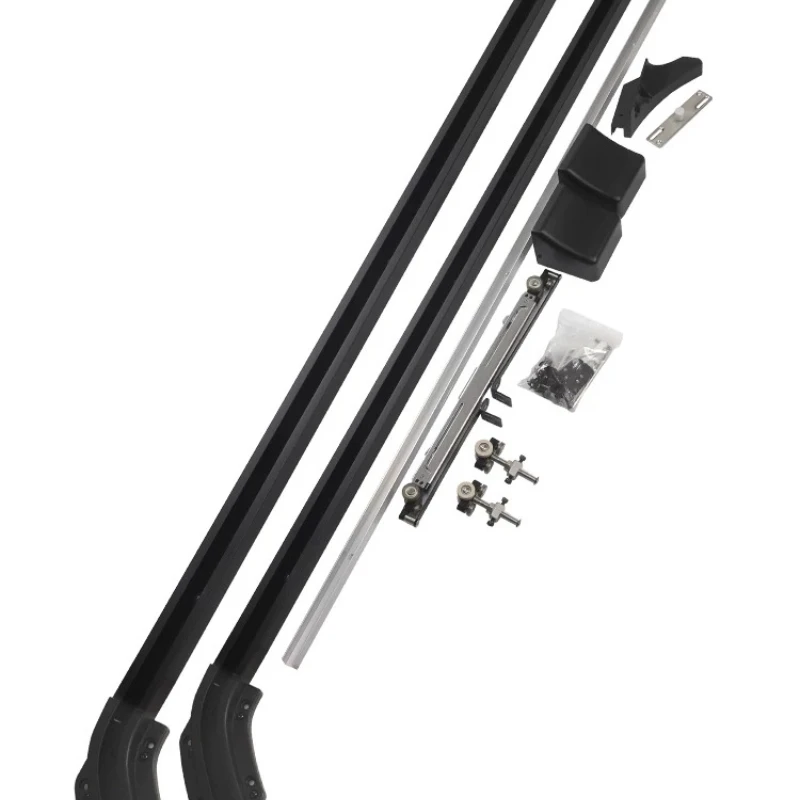 Invisible plane door crane slide rail background wall rail change push-pull hidden door guide rail