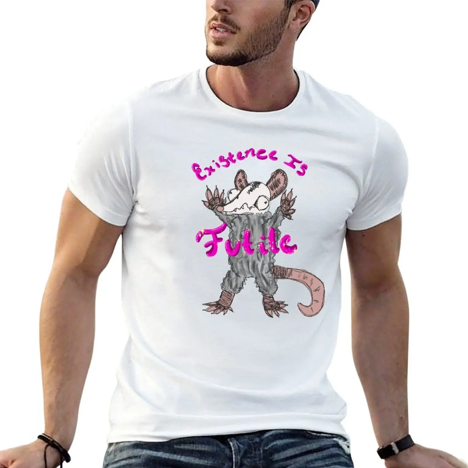 Existence is Futile T-Shirt plus size tops graphic t shirts Men's t shirts