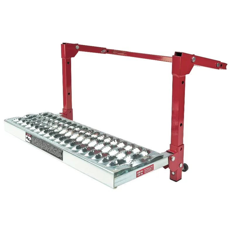 Adjustable Steel Tire Step Non-Slip Service Platform for Truck SUV Roof Rack Access Cargo Loading