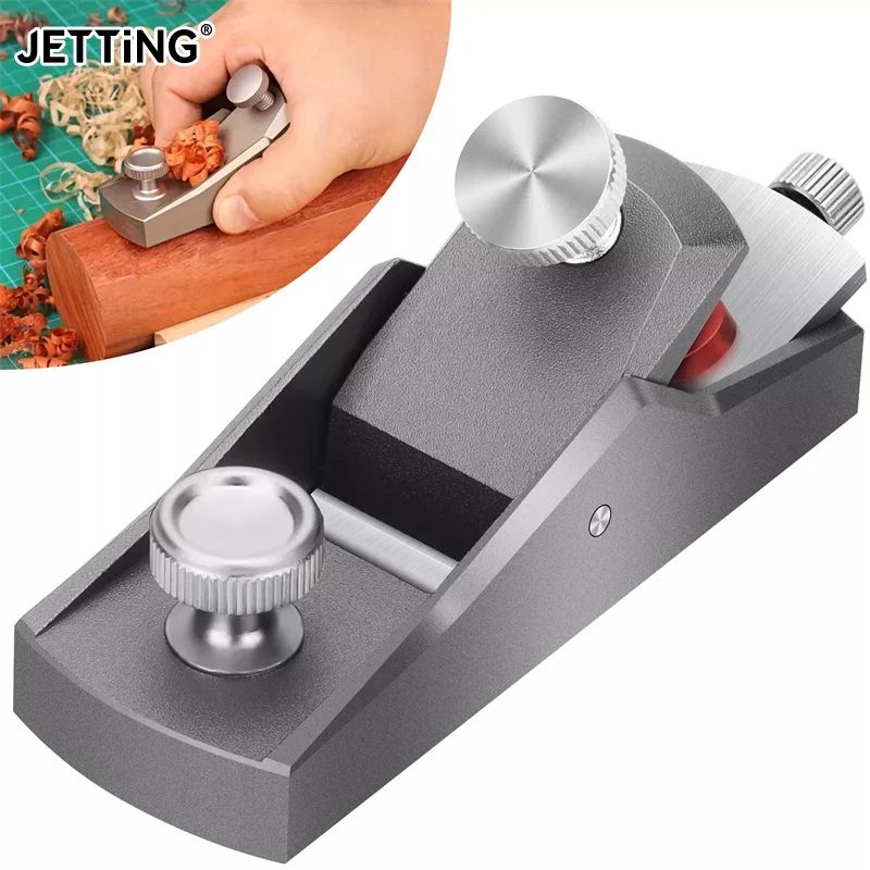 

1Pcs Woodworking Planer Mini Aluminum Alloy Hand Planer DIY Carpenter Tools European Flat Plane Bottom Edge Wood Trimming Plane
