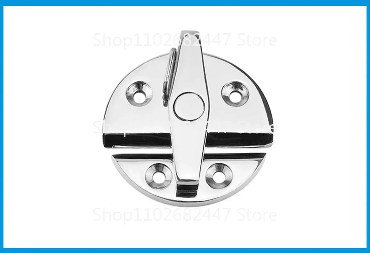 Marine Grade Stainless Steel 316 Boat Door Cabinet Hatch Round Turn Button Twist     Catch Latch Marine Hardware Accessories