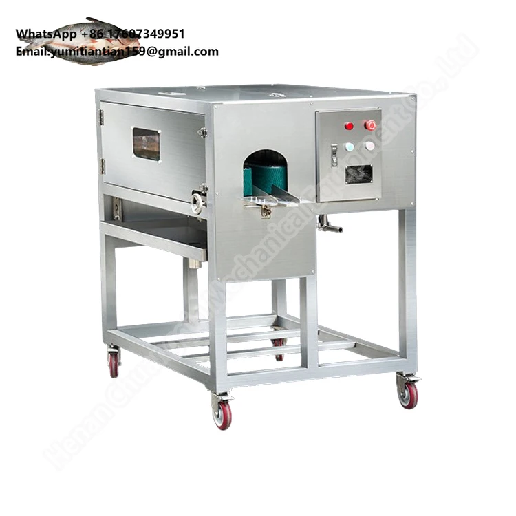 Cleaning Seafood Processing Equipment Fish Viscera Gutting Machine
