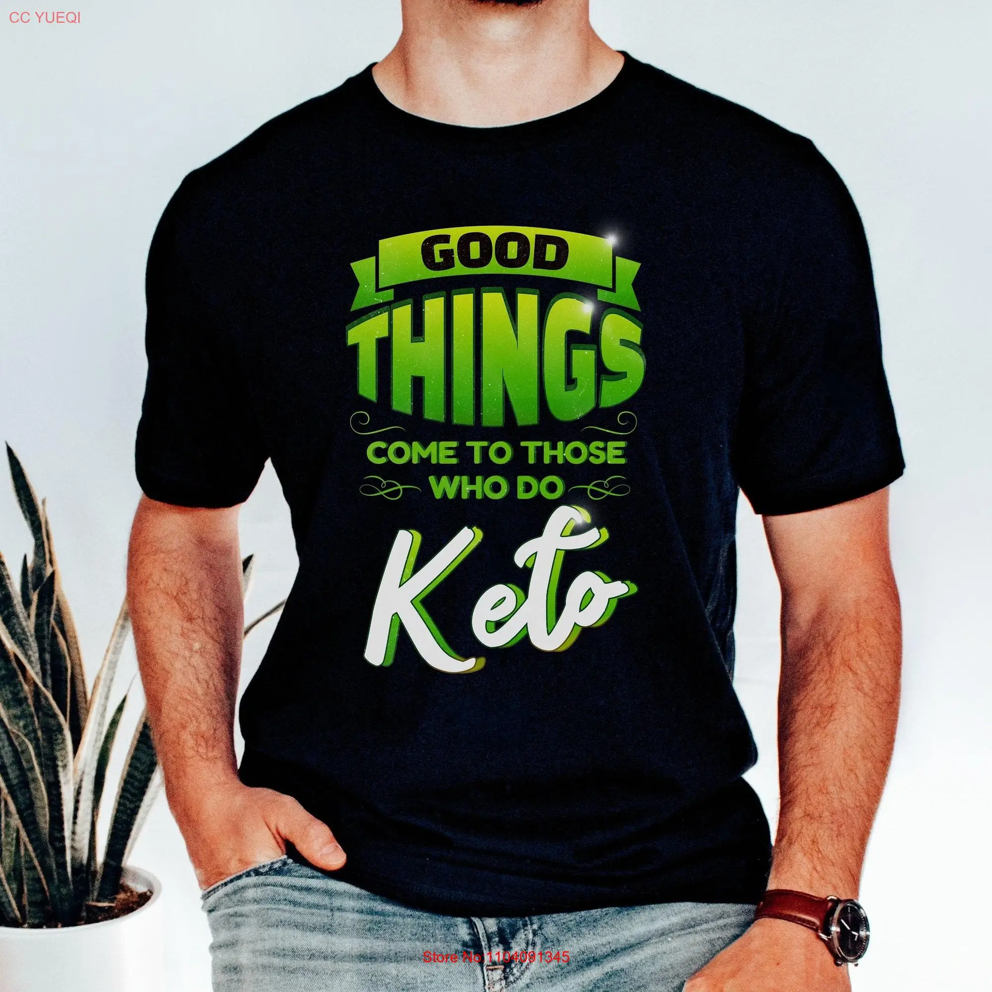 Funny Keto T Shirt Good Things Come Ketones Ketosis Sports Diet Ketogenic s long or short sleeves