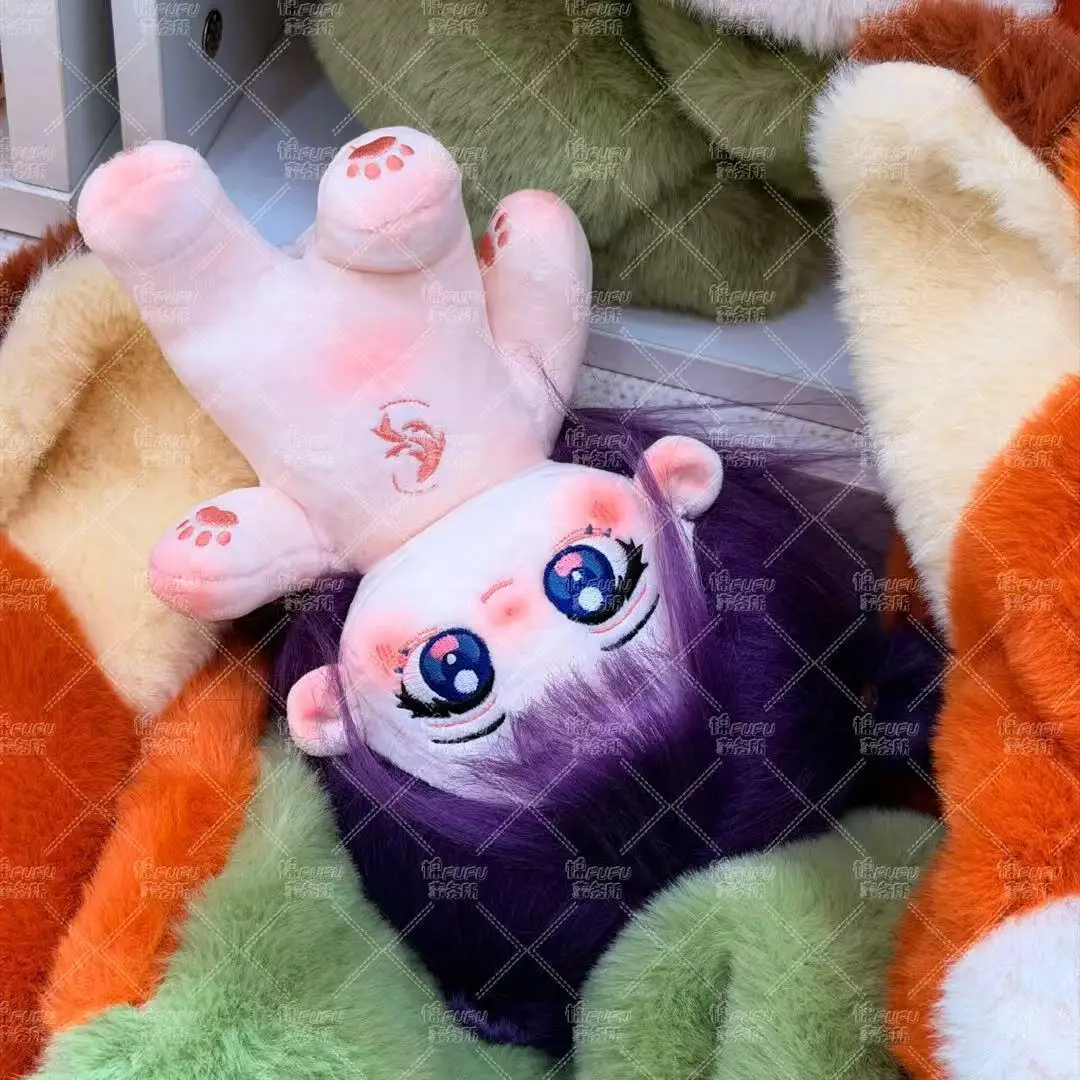 

20cm Anime Cute Fried Hair Girl Rafayel Cotton Doll Love and Deepspace Dress Up Clothes Plushies Plush Stuffed Body Toys