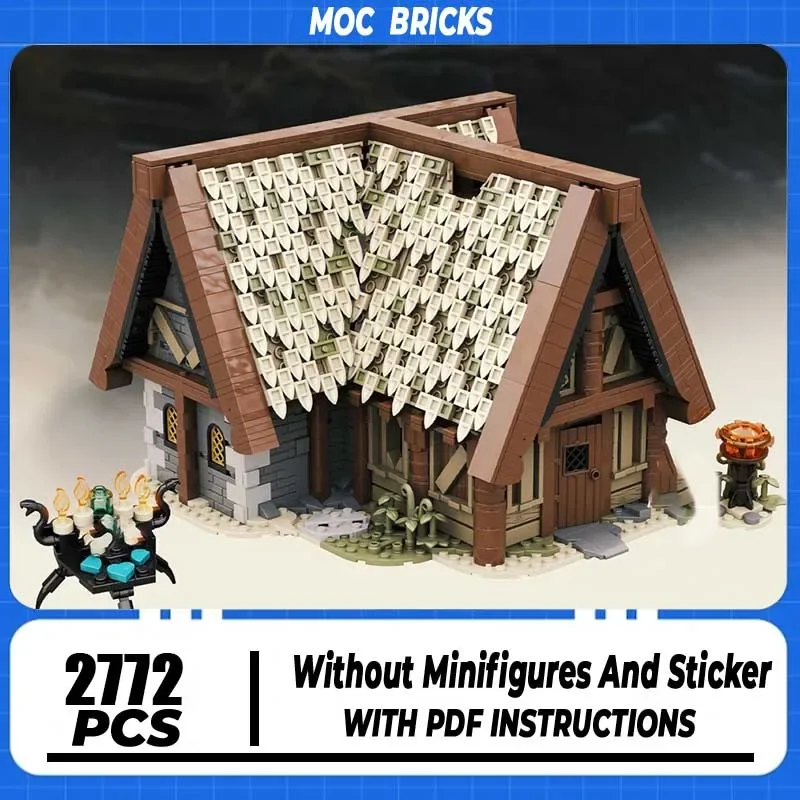 

Castle Model Moc Building Blocks Skyrim Whiterun Breeze House Model Technology Brick DIY Assembly Construction Toy Holiday Gifts