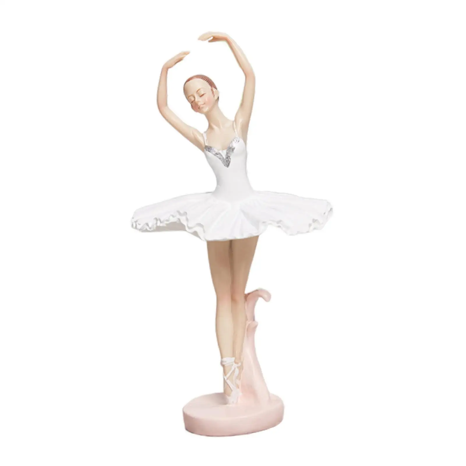 Ballet Girl Statue Resin Girl Figure Centerpiece Table Decoration Modern Souvenir Gifts for Dining Room Bookshelf TV Cabinet