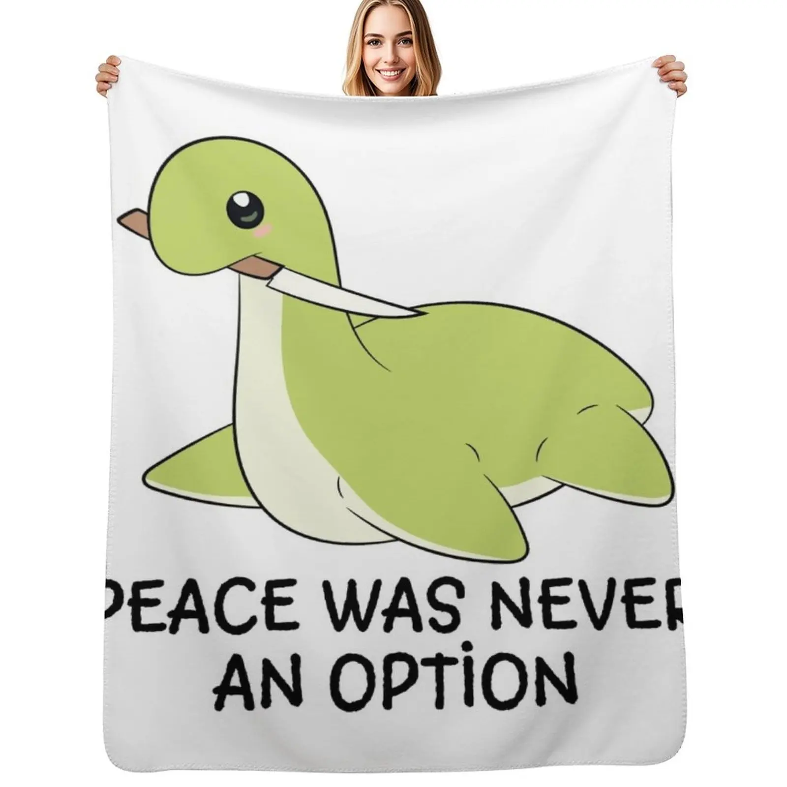 Apex Nessie Throw Blanket Cozy Light Blanket for Travel Camping Picnic