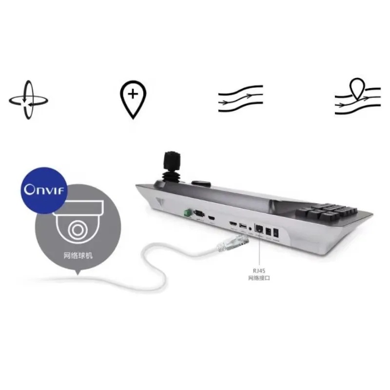 Controller Ptz CCTV per telecamera IP touch da 10,1 pollici MYtech Android YCV-41BP(T) con funzione di decodifica
