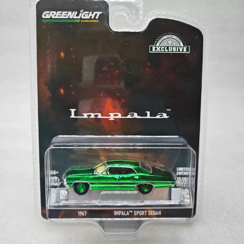 

Greenlight 1:64 Scale 1967 Impala Sport Sedan Green Machine Alloy Model Car Classics Adult Souvenir Gift Hobby & Toys