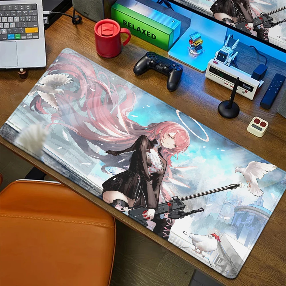 Arknights Mouse Pad Gamer Large Custom Home Mousepad XXL Lemuen Desk Mats Soft Natural Rubber Computer Table Mat PC Cabinet Rug