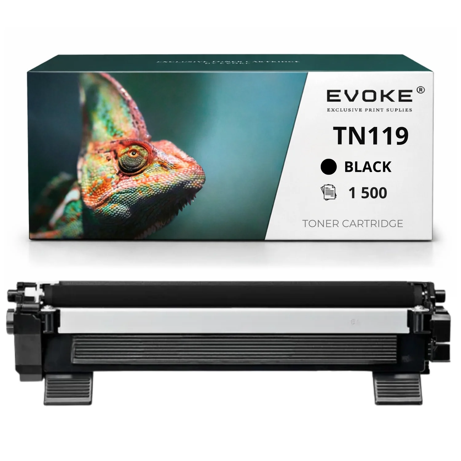 Evoke Compatibele Toner voor Brother Tn119 Tn-119 Zwart 1500 Pagina's Dcp-L1630W Dcp-L1632W Hl-L1230W Hl-L1232W