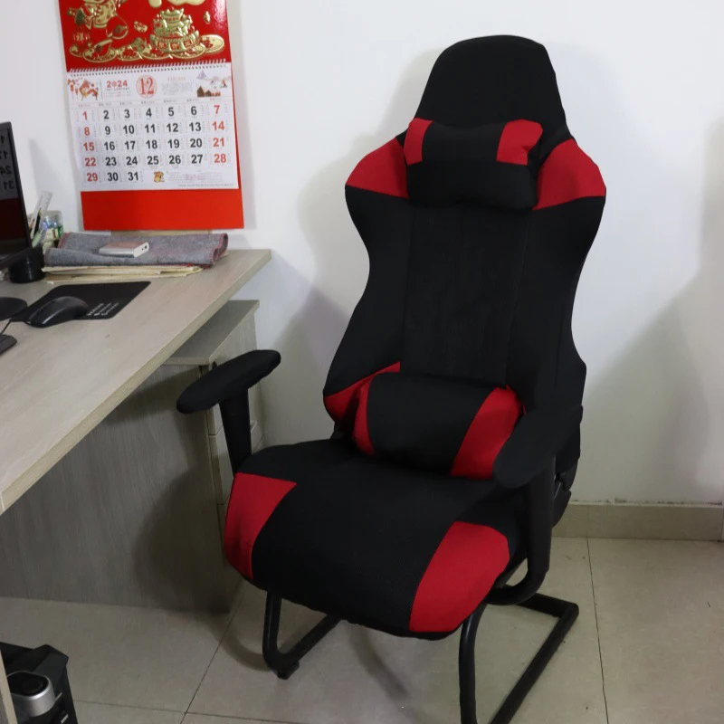 

1 Set E-sports Gaming Chair Cover Elastic Office Computer Chair Backrest Armrest Cover Protector Universal Armchair Seat Cover
