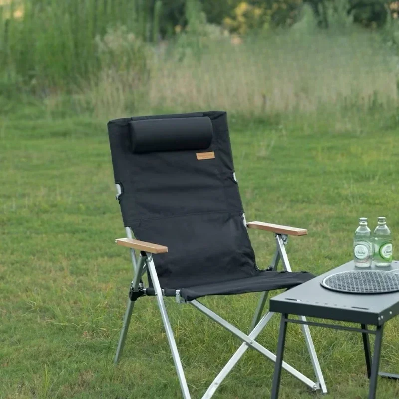 

Four Speed Adjustable Outdoor Portable Folding Chair Camping Double-layer Oxford Cloth Home Chair Beach Fishing Chair