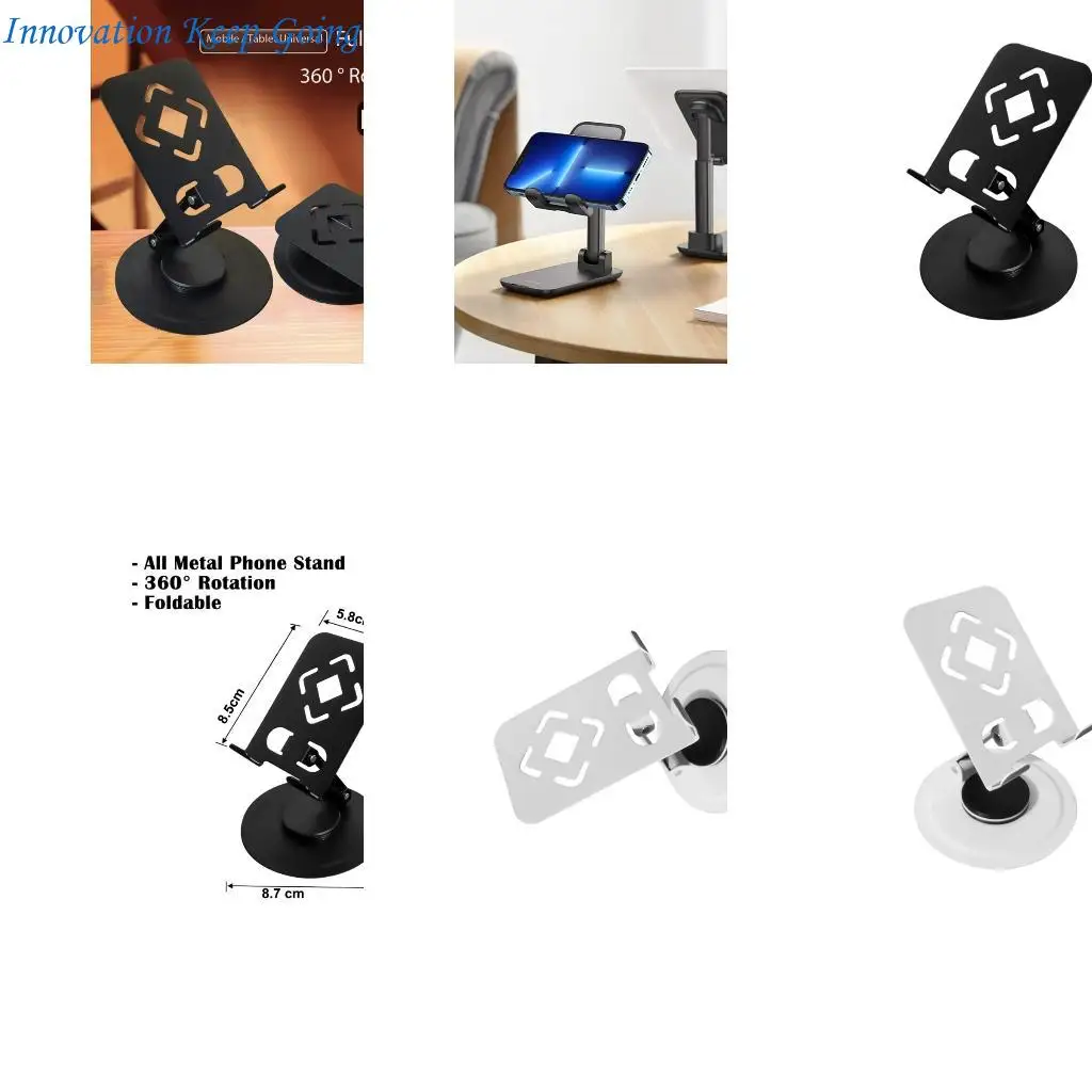 

E65C Multiple 360 Degree Rotating Tablet Stand Adjustable Holder Suitable for Drawing Video Conferencing Watching Movie