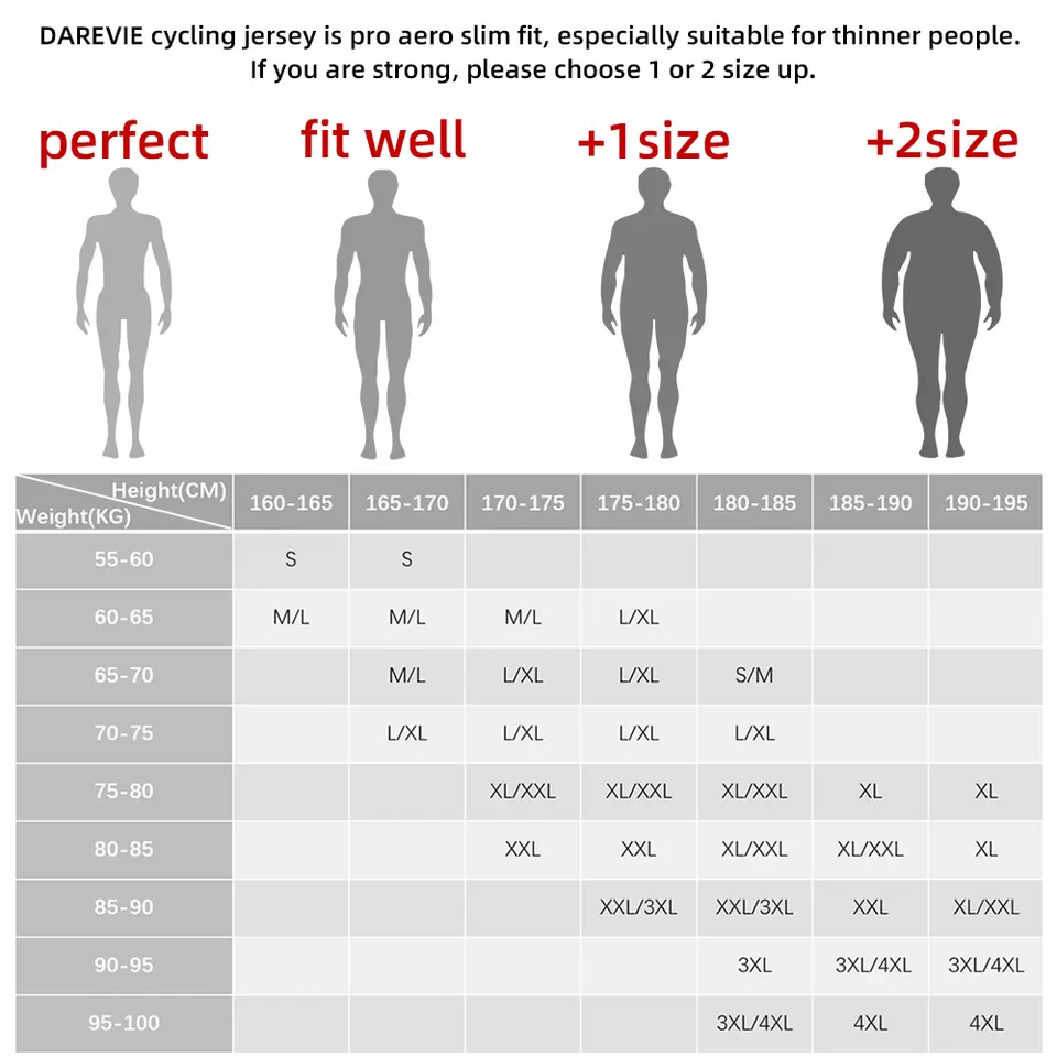 DAREVIE Cycling Jersey Small Size SPF 50+ Training Level Men Women Long Sleeves Cycling Jersey Breathable Man Cycling Maillott - 6