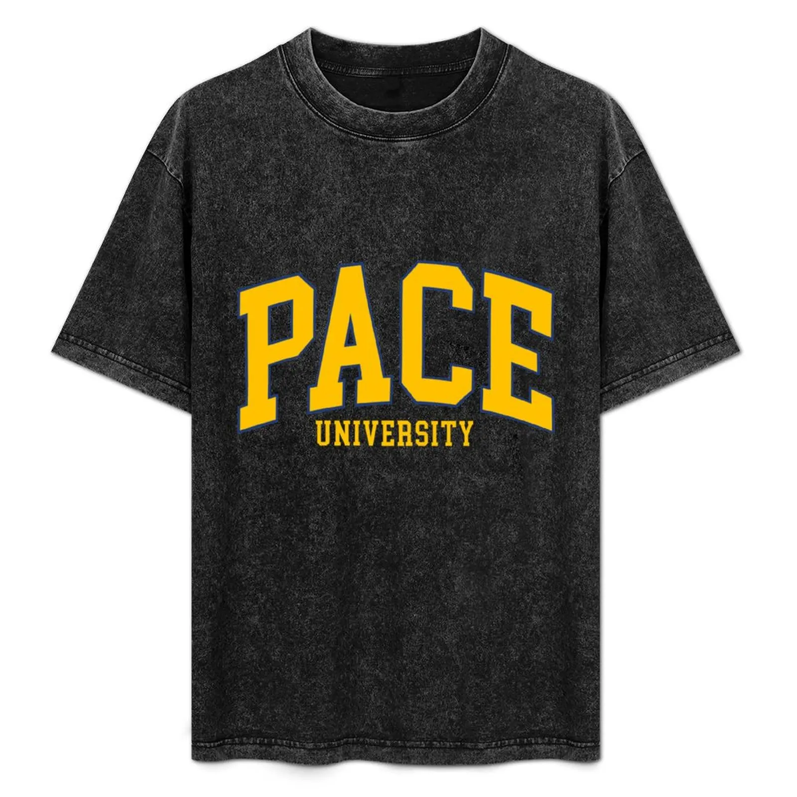 

pace - college font curved T-Shirt Big Size Daily Wear T-Shirt
