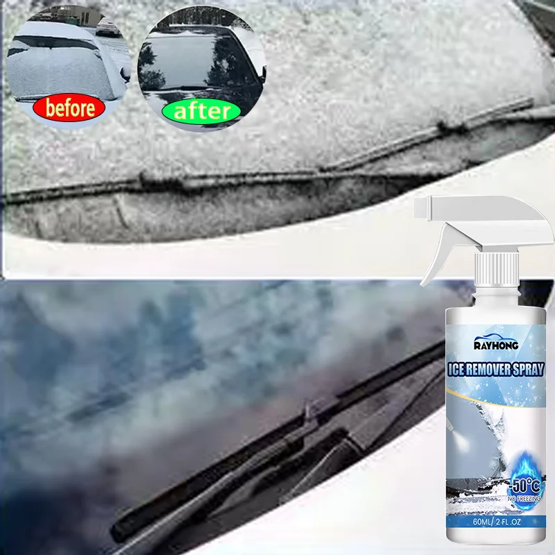 car Ice Scrape liquid Car Window Glass Cleaning liquid Windshield Snow Remove Shovel Cleaning Spray home Window Glass Clean Tool