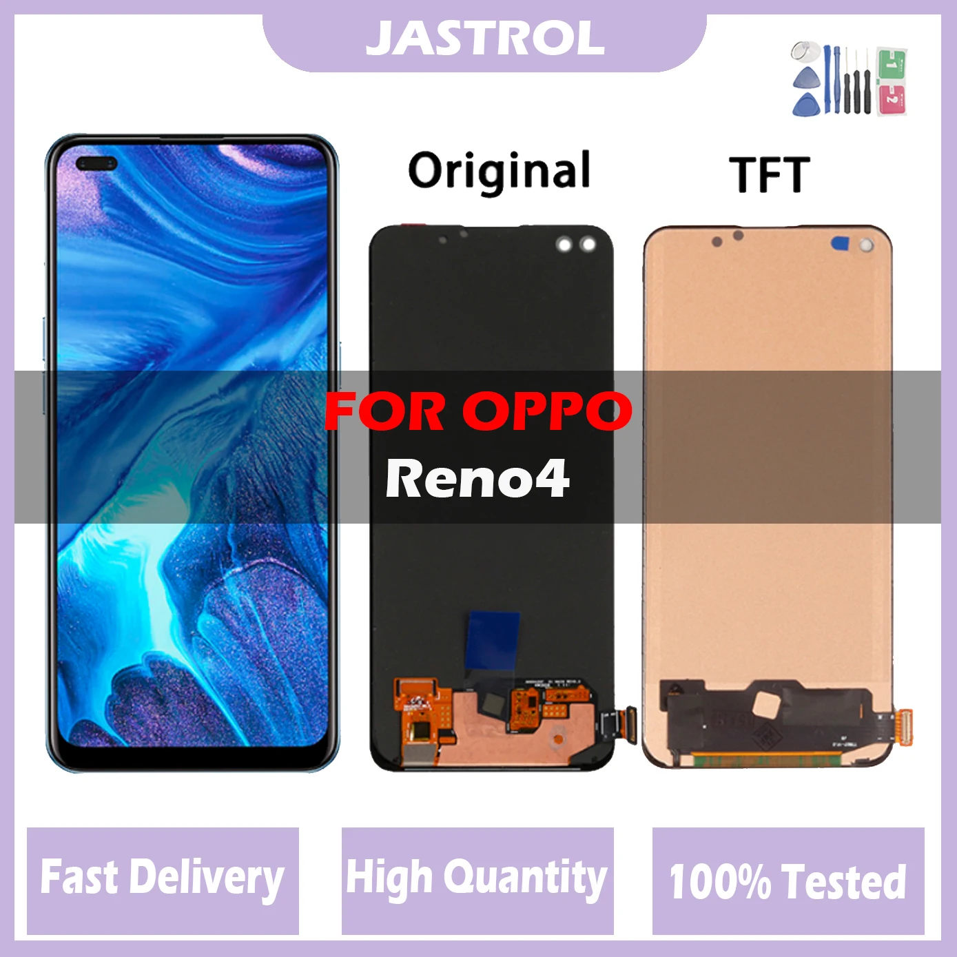 

ЖК-дисплей для OPPO Reno 4 5G PDPM00 PDPT00 CPH2091, ЖК-дисплей для OPPO Reno4 4G Reno 4 CPH2113