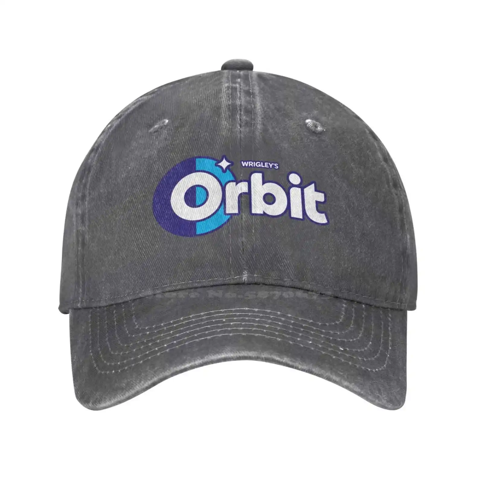 Orbit Logo Druck Grafik lässig Denim Kappe Strick mütze Baseball mütze