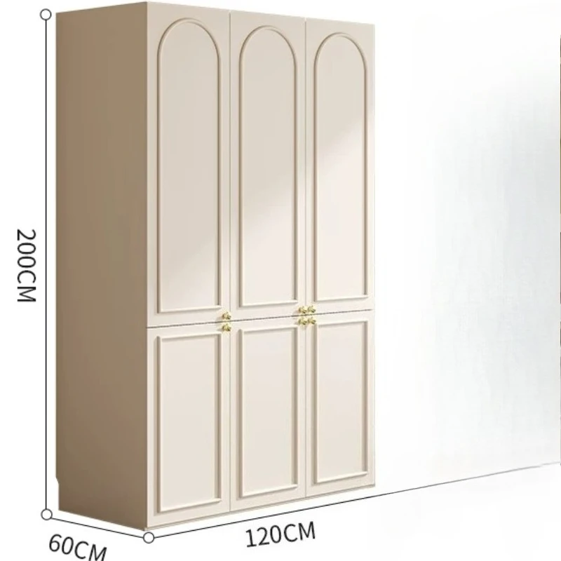 Clothing High Wardrobe Wooden Glass Door Drawer Nordic Wardrobe Shelf White Muebles Para El Hogar Bedroom Sets Full Furniture