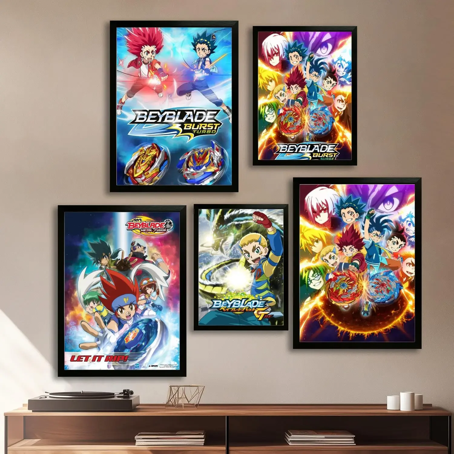 Beyblade Metal Fusion Canvas Art Poster and Wall Art, Picture Print, Modern Family, Bedroom Decor, Posters,Decorative painting