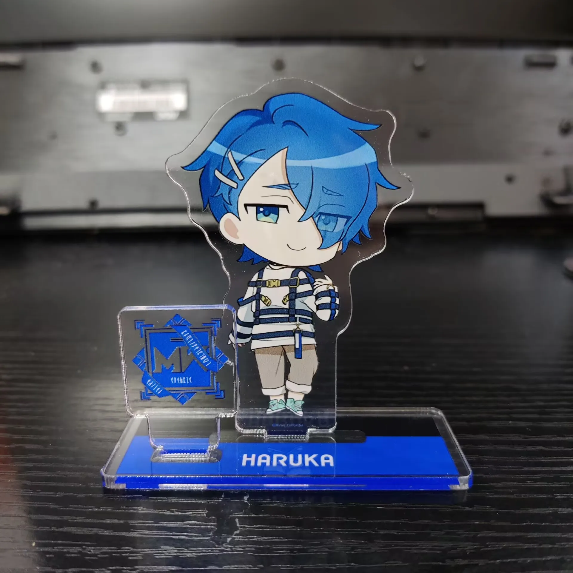 MILGRAM Anime Figures MIKOTO FUTA HARUKA Cosplay Acrylic Stands Q Version Character Model Cute Desk Decor Prop Christmas Gift