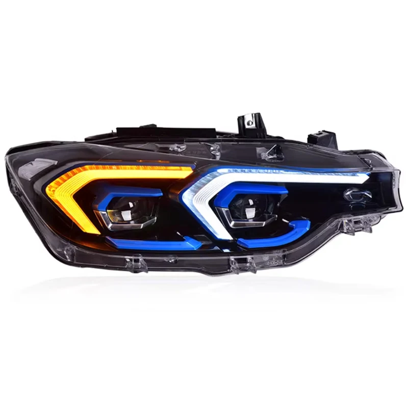 Projektor reflektora laserowego SXLL F30 2013-2018 F31 LCI, dioda LED, światła do jazdy dziennej (DRL), stylizacja samochodu, części samochodowe, 12V