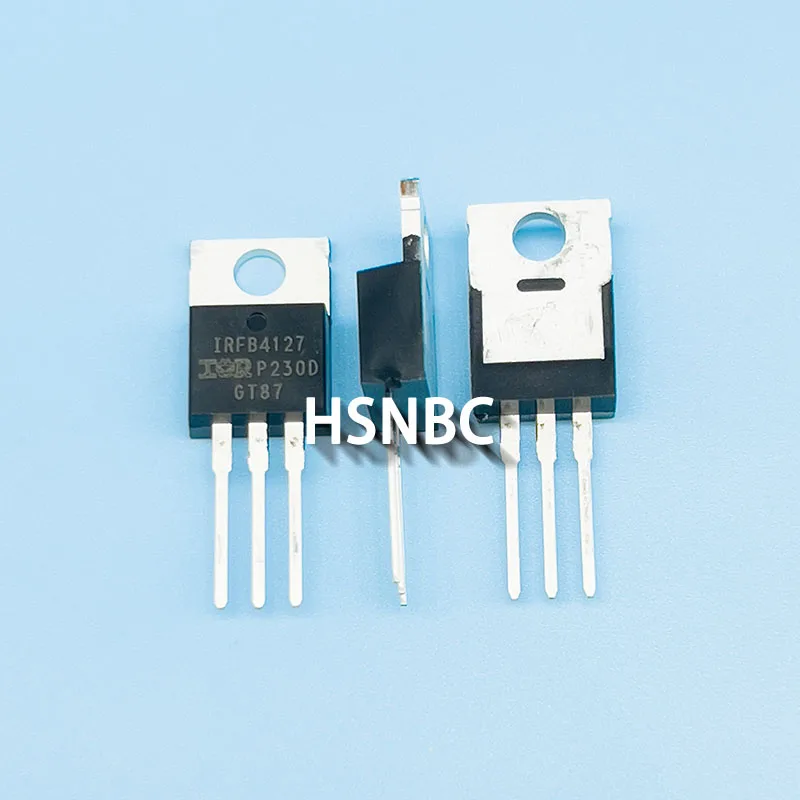 10Pcs/Lot IRFB4127 IRFB4127PBF TO-220 76A 200V MOSFET N-channel Power Transistor 100% New Imported Original