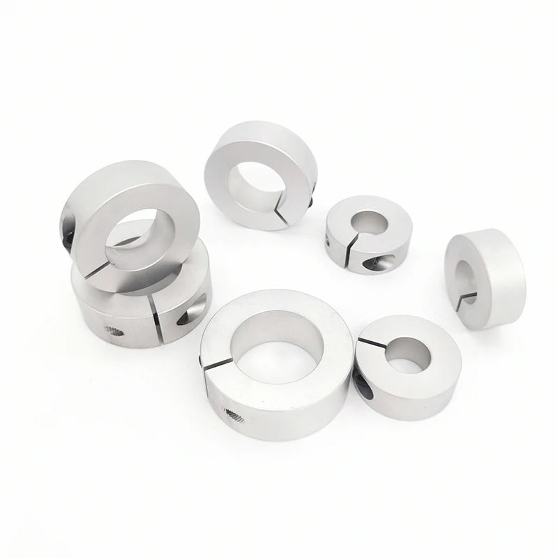 1/5PC Optical Axis Fixed Locking Limit Ring Separate Fixed Ring Open Type Limit Shaft SCSAW 4/5/6/8/10/12/13/14/15/16/17/18/20