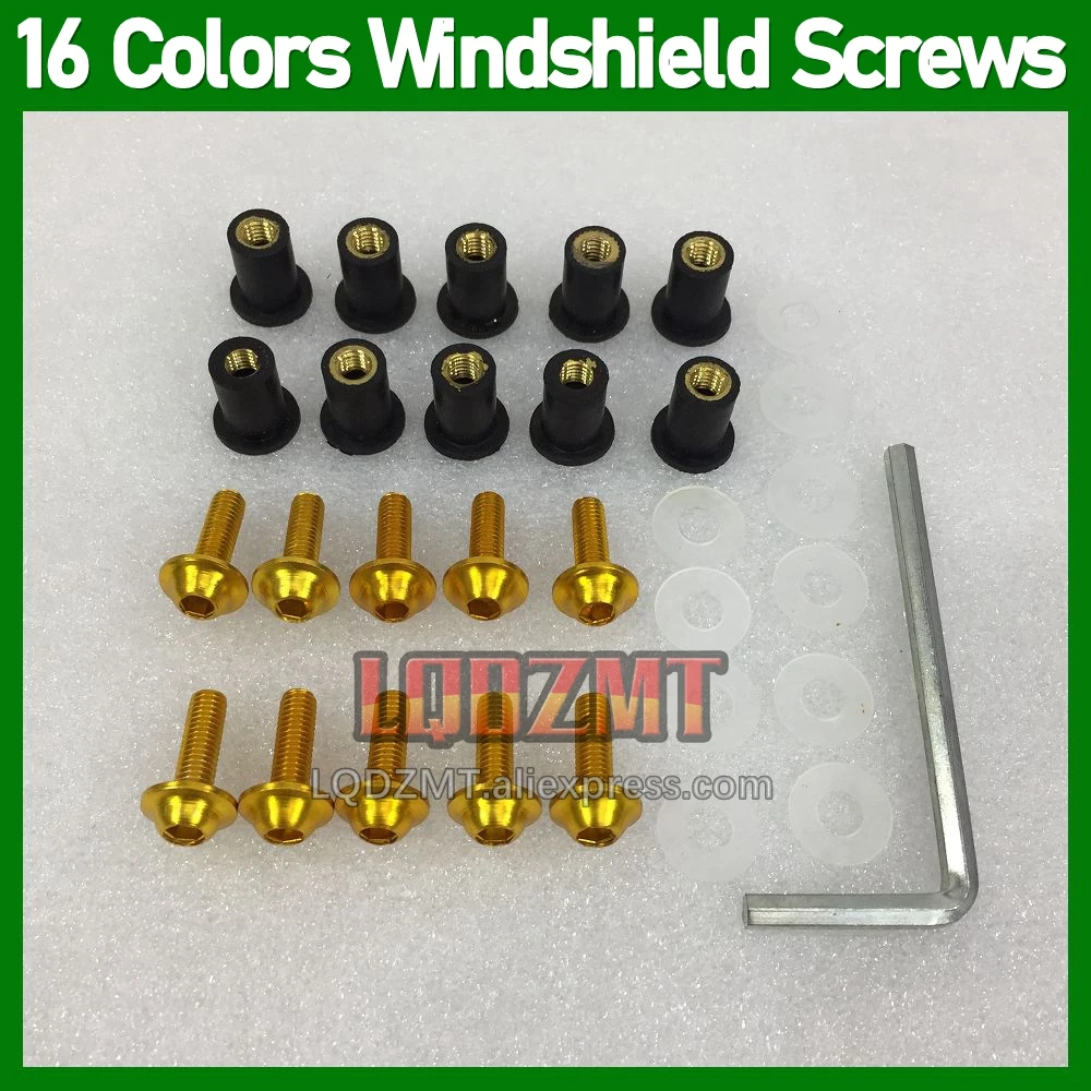 31pcs Moto Body Windshield Bolts For HONDA CBR 125R CBR125 R CBR125R 2011 2012 2013 2015 2016 2017 2018 Windscreen Nuts Screws