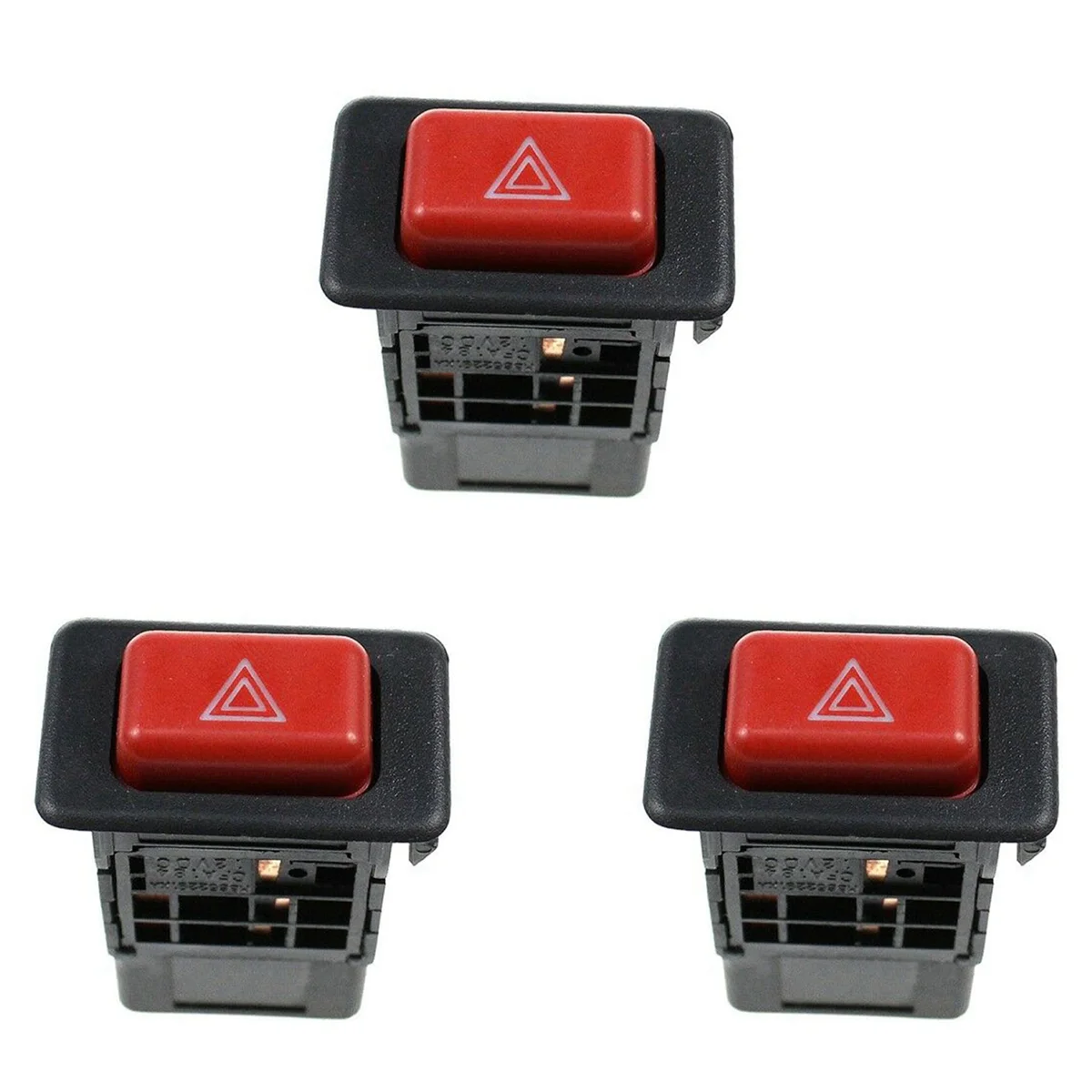 3X MB652291 Hazard Warning Lights Switch Push Button for Mitsubishi Pajero Shogun MK2 1991-1995 1996 1997 1998 1999